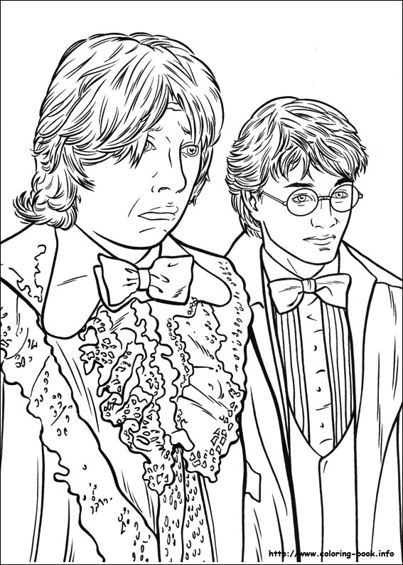 Harry Potter coloring picture